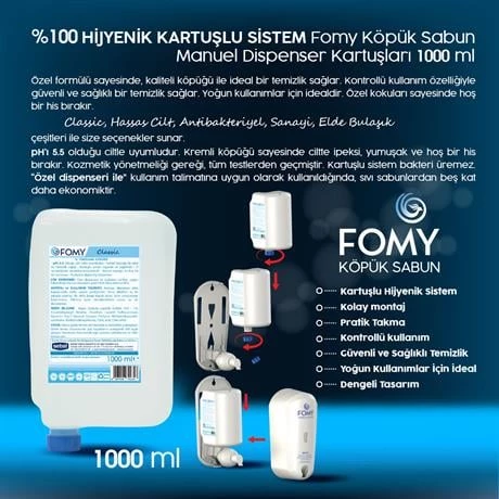 Fomy Classic Köpük Sabun 1000 Ml - Resim 2