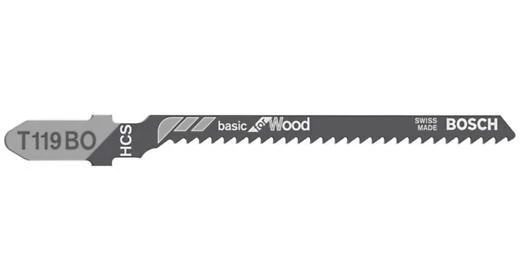 DEKUPAJ BIÇAĞI - T 119 BO BASİC FOR WOOD 100'LÜ ürün görseli 1