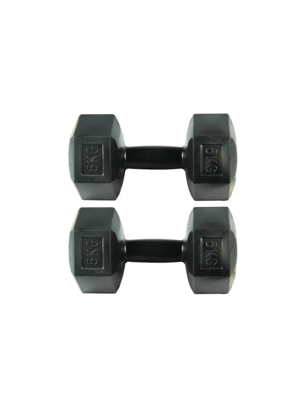 Max Fit Vinnly  5 KG x 2 Adet  Dambıl Seti Siyah ürün görseli 1