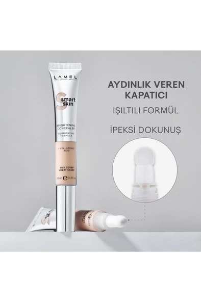 Lamel Smart Skın Fondöten No:401 - Resim 5