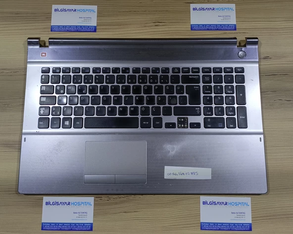 SAMSUNG NP550P KLAVYE DAHİL ÜST KASA NOTEBOOK LAPTOP 2.EL ürün görseli 1