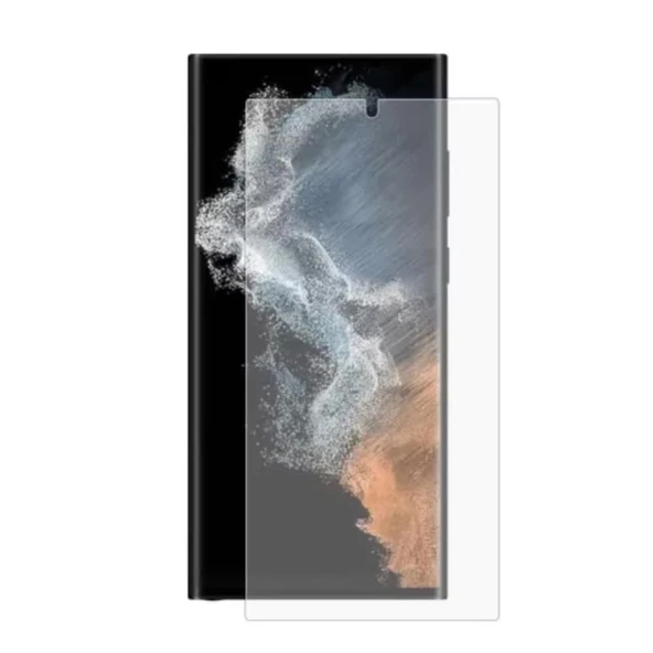 Samsung Galaxy S24 Ultra ile Uyumlu Şeffaf Esnek Nano Cam Ekran Koruyucu ürün görseli 1