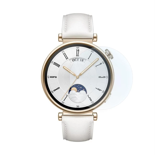 Huawei Gt4 41mm ile Uyumlu 9H Nano Ekran Koruyucu(2 Adet) ürün görseli 1
