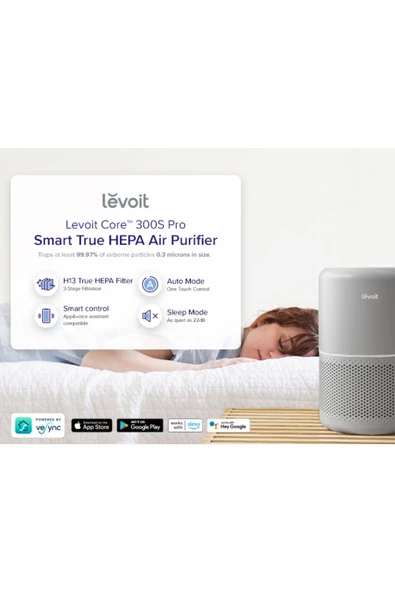 Levoit Core 300S Pro Akıllı Hava Temizleme Cihazı - Resim 7