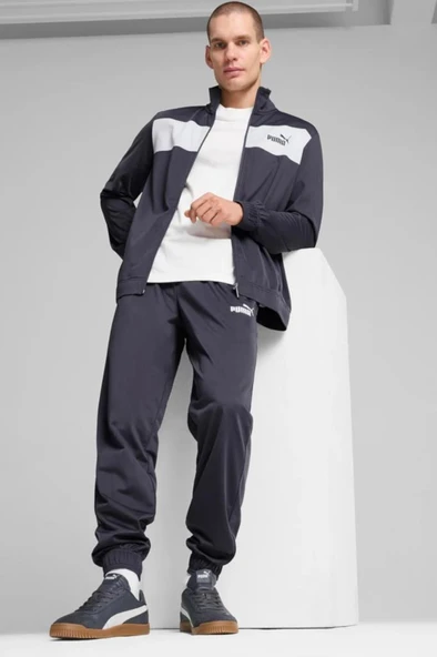 Puma Poly Suit 677427 69 Erkek Eşofman Takımı Gri S-XXL ürün görseli 1