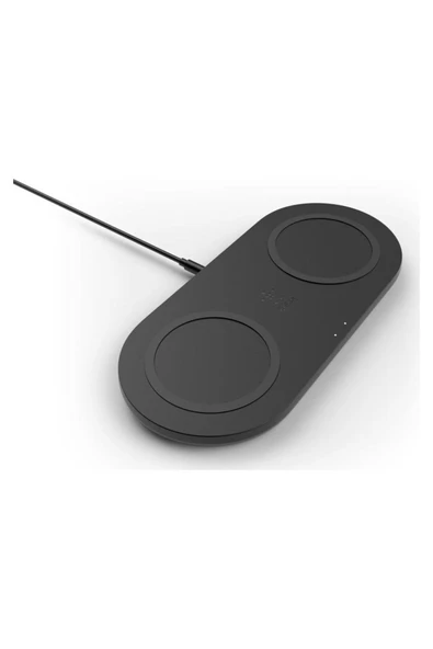 Belkin Ikili Kablosuz Şarj Cihazı 10w- Siyah ürün görseli 1