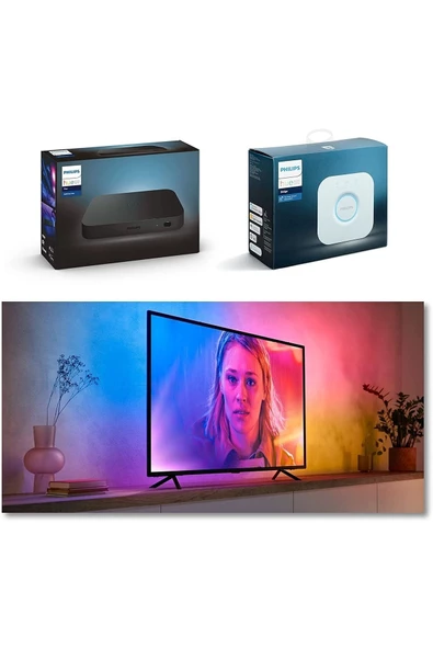 Philips   Hue Lightstrip Gradient TV 55" Akıllı Led Şerit - Resim 2