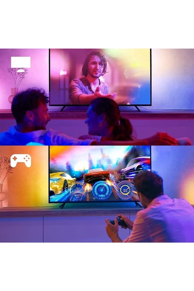 Philips   Hue Lightstrip Gradient TV 75" Akıllı Led Şerit - Resim 5