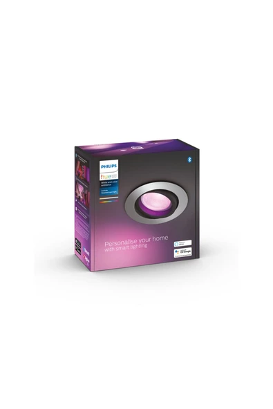 Philips Hue WCA Centura Akıllı Gömme Spot 1x5.7W (Alüminyum) ürün görseli 1