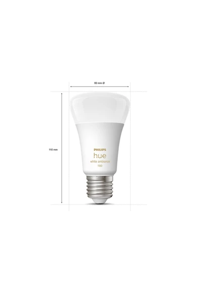 Philips   HueWA 8-75W Beyaz Ambiyans Akıllı Ampul E27 - Resim 2