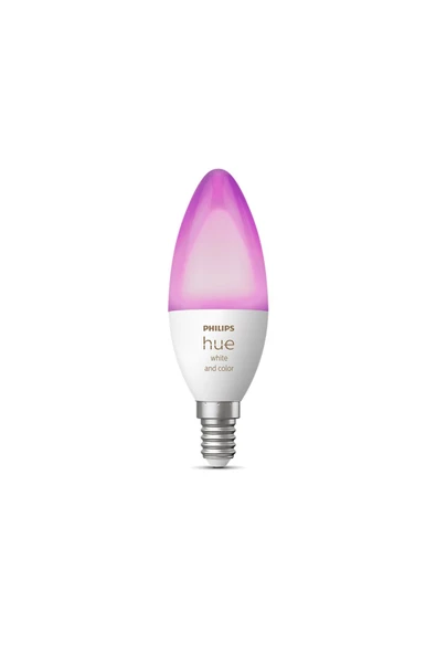 Philips   HueWCA 5.3W E14 Renkli Akıllı Ampul B39 - Resim 2