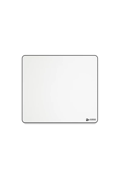 Glorious Heavy XL Kaymaz Taban Dikişli Gaming Mousepad 18x16 Beyaz ürün görseli 1