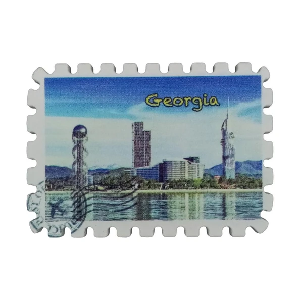 Gürcistan Temalı Pul Magnet ürün görseli 1