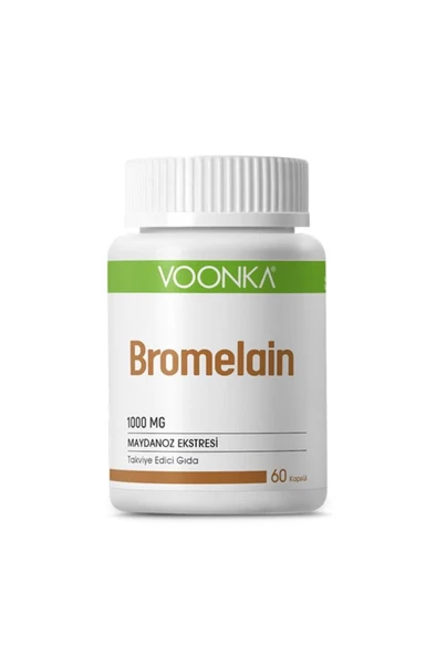 Voonka Bromelain 1000mg 60 Kapsül ürün görseli 1