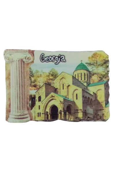 Gürcistan Temalı Sütun Magnet - Resim 3