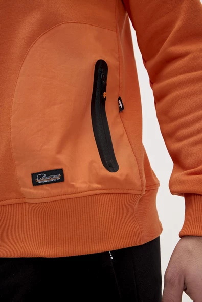 Bad Bear Marlow Crewneck Orange Erkek Sweatshirt - Resim 2