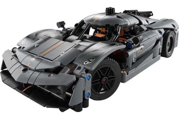 LEGO Technic 42173 Koenigsegg Jesko Absolut Grey Hypercar - Resim 3