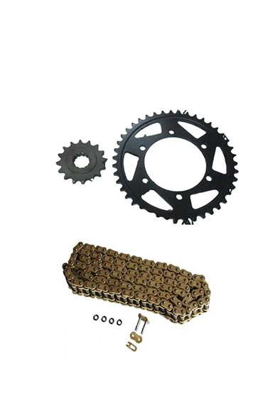 Yamaha Mt 07-Tracer 700 Uyumlu Zincir Dişli Seti Oringli Gold Zincir Tüm Yıllara Uygun  Arasmto ürün görseli 1