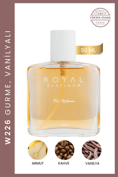 Royal Platinum W226 Kadın Parfüm Gurme Kahve Vanilya ürün görseli 1