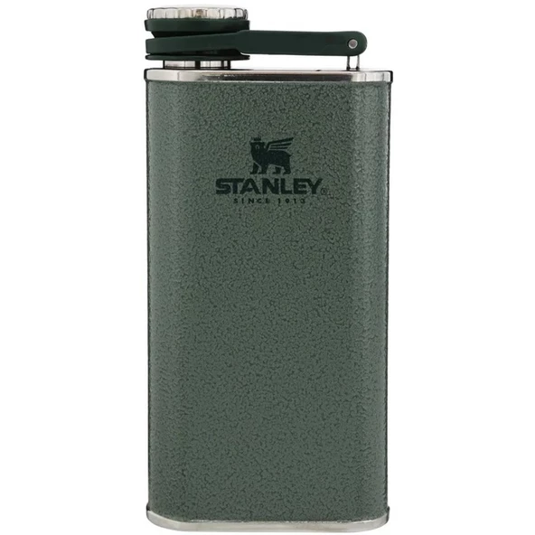 Stanley Klasik Paslanmaz Çelik Cep Matarası 0,23 Lt - Hammertone Green ürün görseli 1