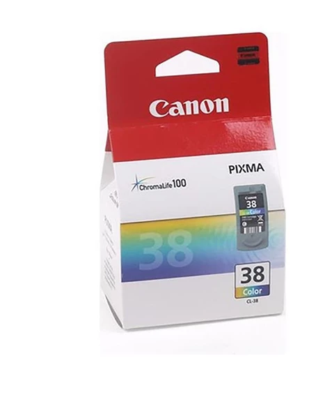 CANON CL-38 MÜREKKEP KARTUŞ 205 SAYFA RENKLİ ürün görseli 1