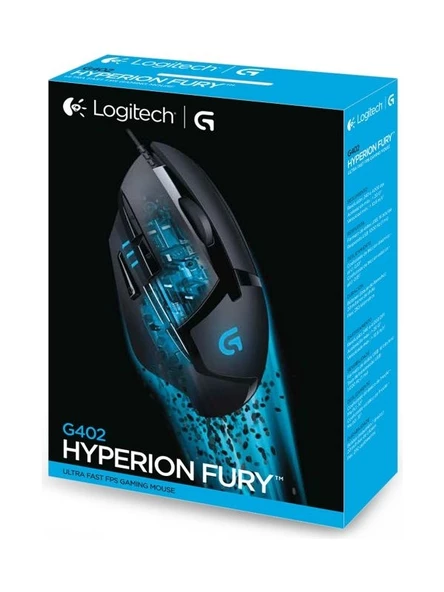 Logitech Hyperion Fury G402 910-004068 Optik Kablolu Oyuncu Mouse - Resim 7