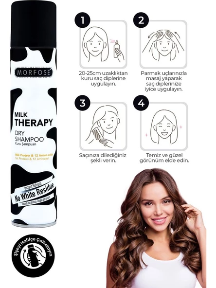 Morfose Kuru Şampuan Milk Therapy 200 Ml ürün görseli 1