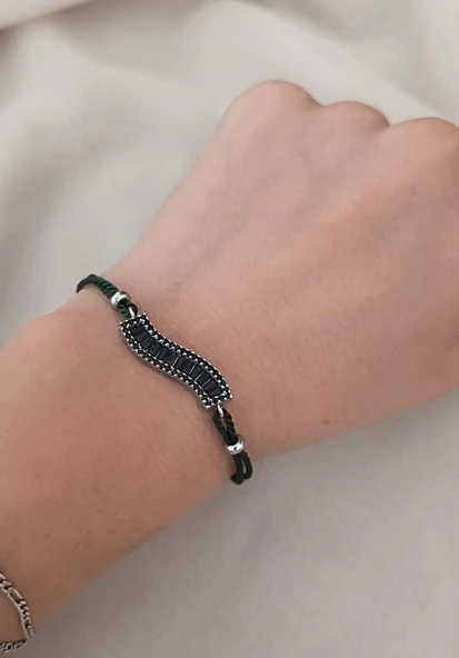 Asansör bileklik Zirkon Kararmaz Çelik Ayarlanabilir Ölçü Moda Bileklik ürün görseli 1