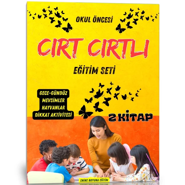 Okul Öncesi Cırt Cırtlı Eğitim Seti (2 Kitap) ürün görseli 1