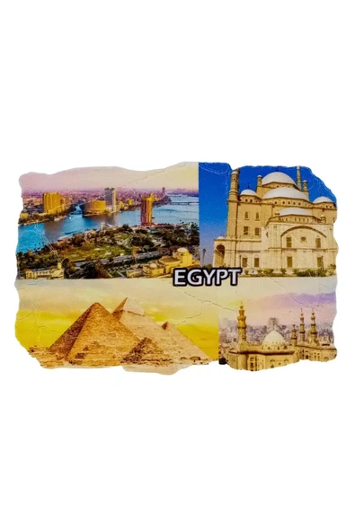 Mısır Temalı Fresco Magnet - Resim 3