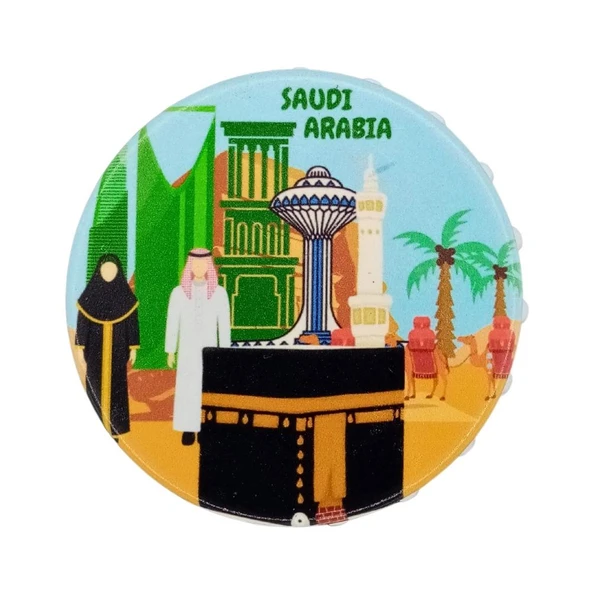 Suudi Arabistan Temalı Magnet Kapak Açacak ürün görseli 1