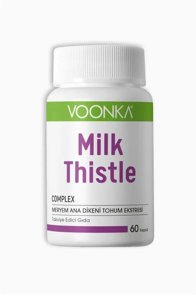 Voonka Milk Thistle Complex 60 Kapsül ürün görseli 1