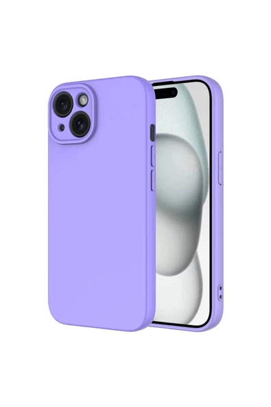 İphone 15 İle Uyumlu İçi Kadife Yumuşak Silikon Lansman Kılıf ürün görseli 1