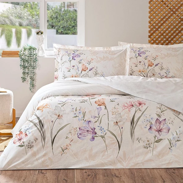 Özdilek Çift Kişilik Ranforce Uyku Seti White Lily ürün görseli 1