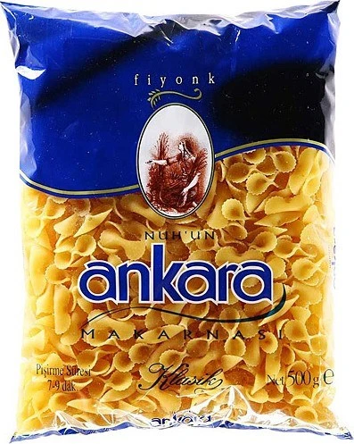 Nuhun Ankara Makarnası Klasik Fiyonk Makarna 5 x 500 G ürün görseli 1