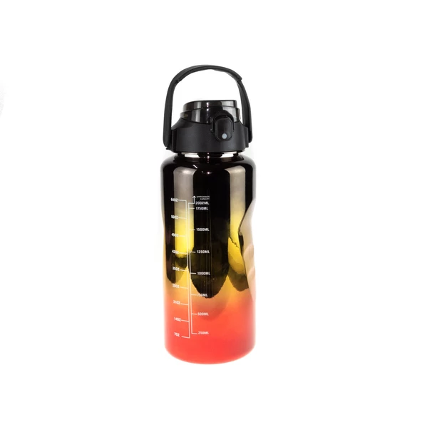 Matara Üçlü Set 2000 Ml 900 Ml 500 ML Neon Siyah - Resim 2