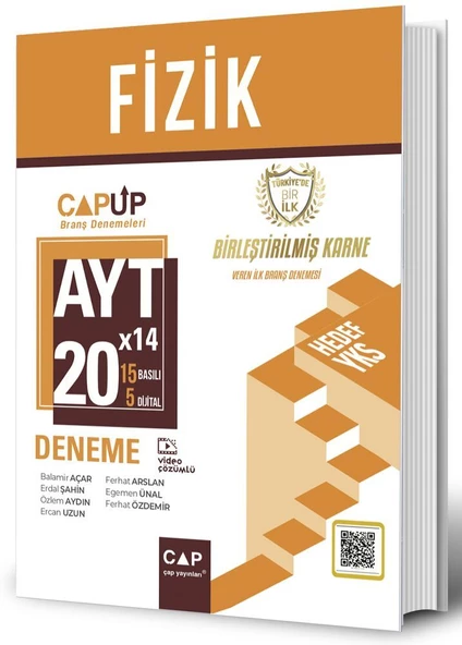 Çap Yayınları AYT Fizik 20 X 14 Up Deneme ürün görseli 1