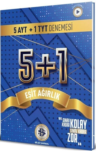 TYT AYT Eşit Ağırlık 5 + 1 Denemesi Bilgi Sarmal ürün görseli 1