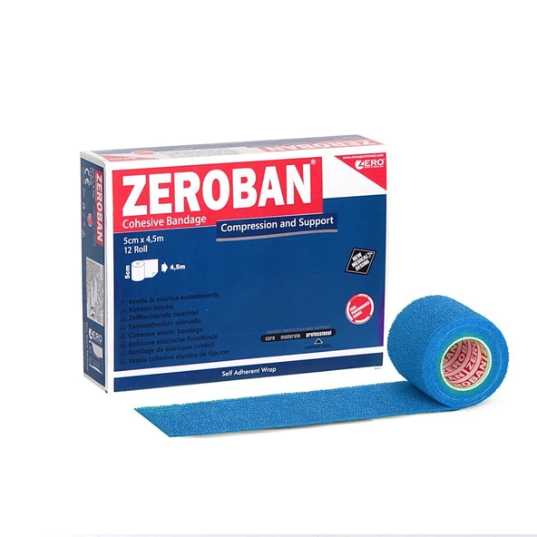 Zeroban 5 cm x 4,5 m Lıme Blue - Resim 4