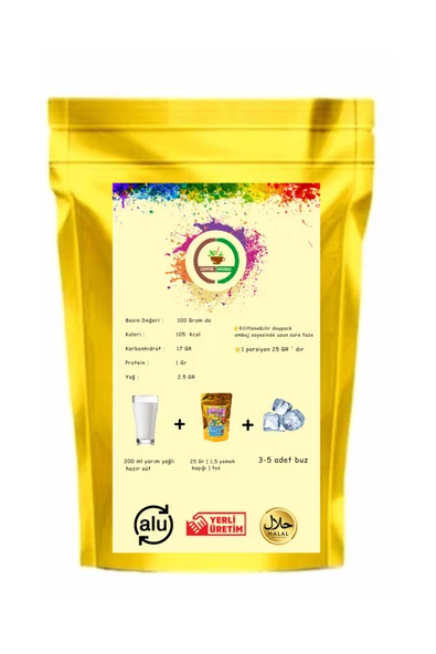 Frambuaz Aromalı Milkshake & Smoothie - 1 KG - Resim 2