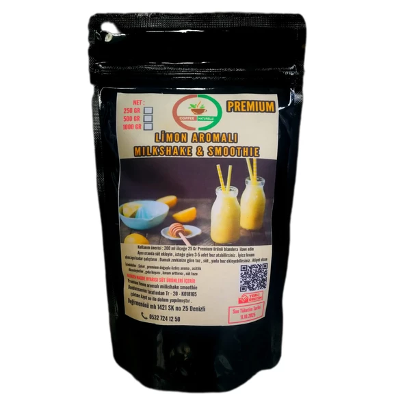 Limon Aromalı Milkshake & smoothie & Frappe 1 kg ürün görseli 1