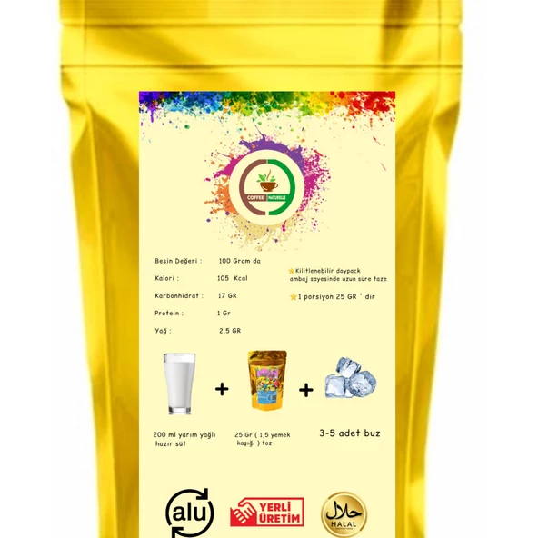 Yeşil Elma Aromalı Milkshake & smoothie & Frappe 1 kg ürün görseli 1