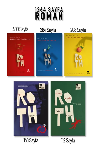 ROMAN SETİ - Philip Roth Romanları ürün görseli 1