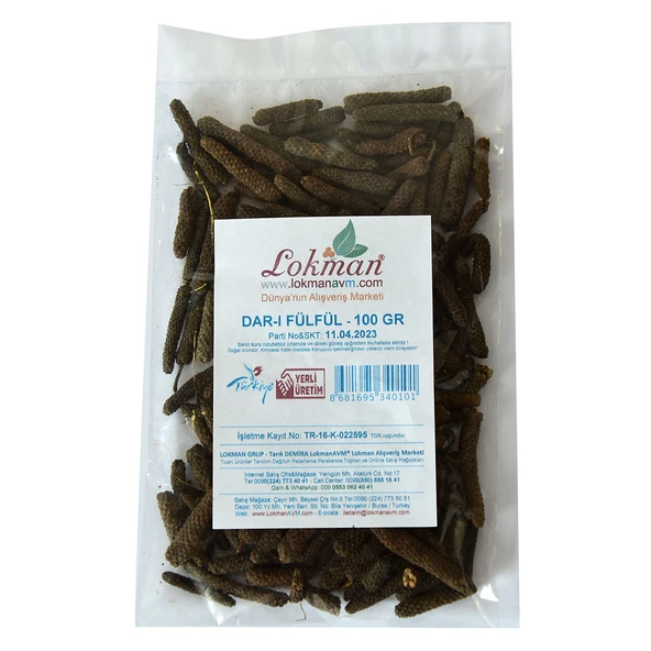Doğal Darı Fülfül - Uzun Biber 100 Gr Paket - Resim 2