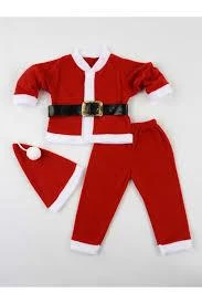 ERKEK BEBEK NOEL KOSTÜMÜ  YILBAŞI KOSTÜMÜ KIYAFETİ ürün görseli 1
