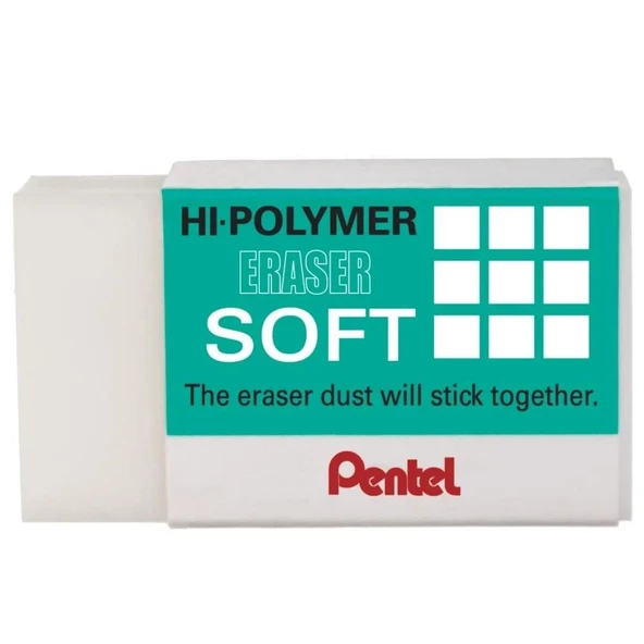 PENTEL SILGI HI-POLYMER ZES-08 SOFT ürün görseli 1