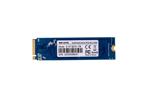 1TB HI-LEVEL M2PCIeSSD2280/1T 3300/3100MB/s NVMe SSD ürün görseli 1