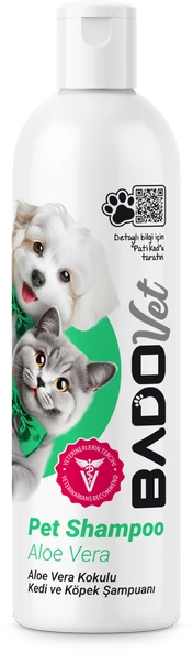 Bado Bebek Aleo Vera Kokulu Kedi ve Köpek Şampuanı 400 ML ürün görseli 1