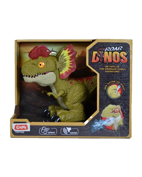Ctoy Roar Dinos Dilophosaurus Açık Yeşil QX026 ürün görseli 1