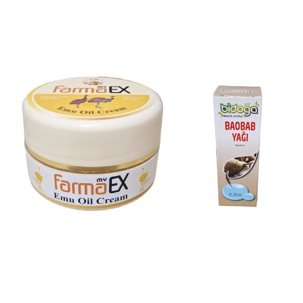 DEVE KUŞU YAĞI KREMİ + BAUBAB YAĞI MUHTEŞEM İKİLİ AVANTAJLI SET ürün görseli 1